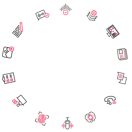 Oration features icons