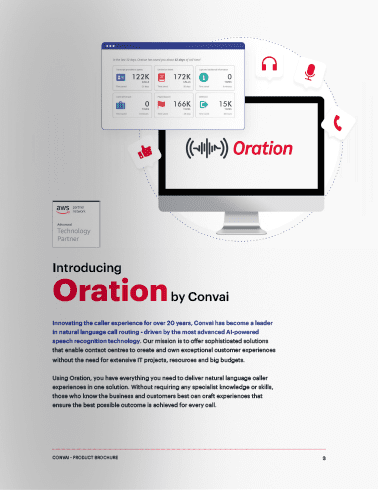 Oration Product Brochure - Enabling better conversations