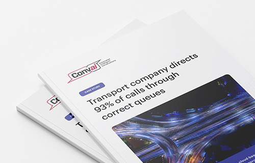 Transport company directs 93% of calls through correct queues