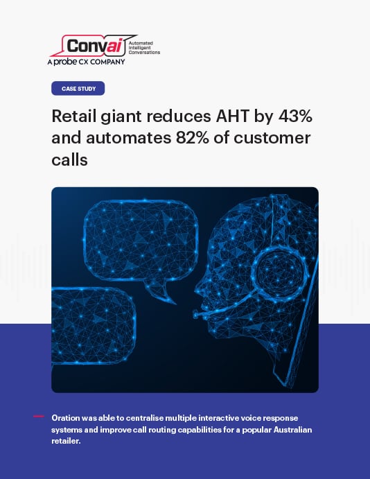 Retail giant reduces AHT by 43% and automates 82% of customer calls